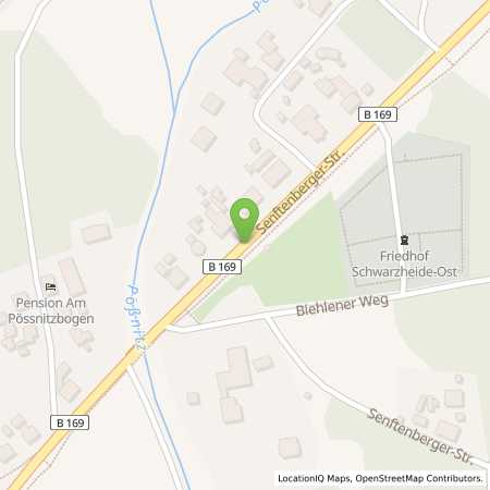 Standortübersicht der Benzin-Super-Diesel Tankstelle: star Tankstelle in 01987, Schwarzheide