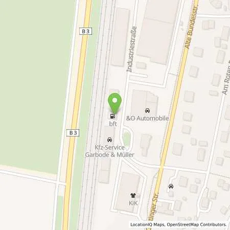 Standortübersicht der Tankstelle KFZ-Service Garbode GbR in 37120 Bovenden