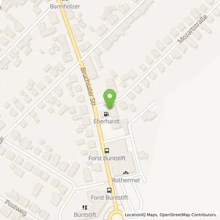 Standortübersicht der Tankstelle TK Forst 9 in 76694 Forst