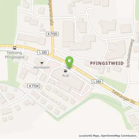 Standortübersicht der Tankstelle Aral Tankstelle in 88069 Tettnang