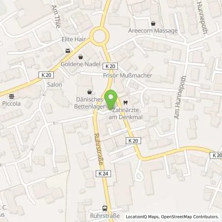 Standortübersicht der Tankstelle Automatentankstelle in 44869 Bochum