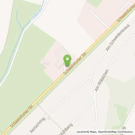 Standortübersicht der Tankstelle Aral Tankstelle in 97488 Stadtlauringen