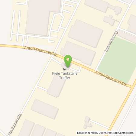 Standortübersicht der Benzin-Super-Diesel Tankstelle: EC Tank Treffer in 86675, Buchdorf