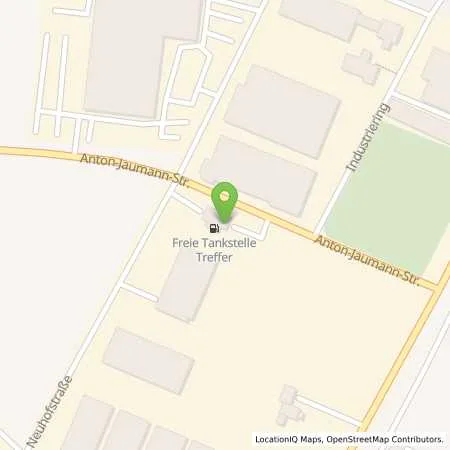 Standortübersicht der Tankstelle EC Tank Treffer in 86675 Buchdorf