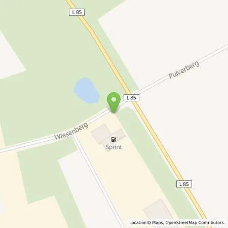 Standortübersicht der Tankstelle Sprint Alsleben Wiesenberg in 06425 Alsleben
