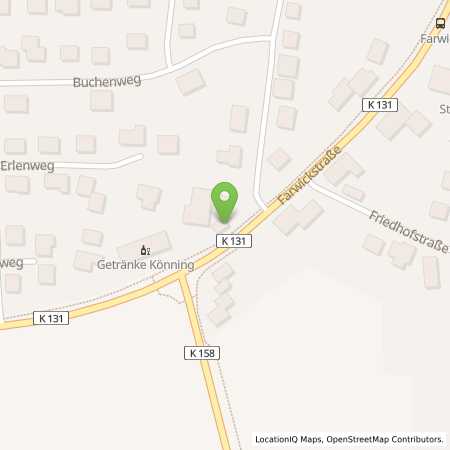 Standortübersicht der Benzin-Super-Diesel Tankstelle: Autohaus Hackmann in 49638, Nortrup