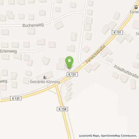 Standortübersicht der Tankstelle Autohaus Hackmann in 49638 Nortrup