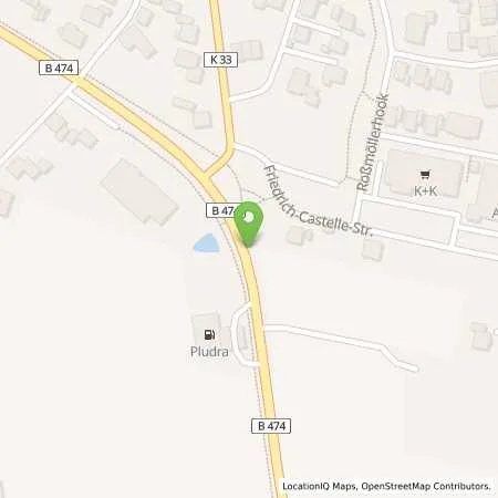 Standortübersicht der Tankstelle Pludra Tankstelle Legden in 48739 Legden