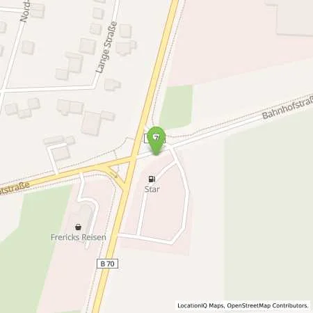 Standortübersicht der Tankstelle star Tankstelle in 26892 Dörpen