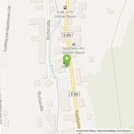 Standortübersicht der Tankstelle star Tankstelle in 08248 Klingenthal