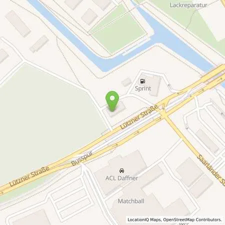 Standortübersicht der Tankstelle Sprint Leipzig Lützner Str. in 04179 Leipzig