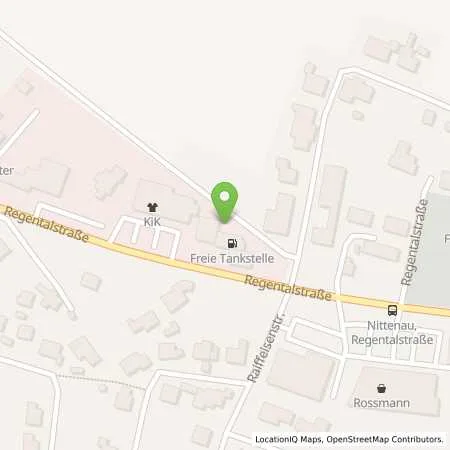 Standortübersicht der Tankstelle Tankzentrum Lacher in 93149 Nittenau