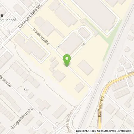 Standortübersicht der Tankstelle ALLGUTH GmbH c/o Mathias Gebhard e.K. in 85716 Unterschleißheim