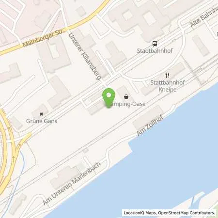 Standortübersicht der Tankstelle Schmidt + Maier in 97422 Schweinfurt