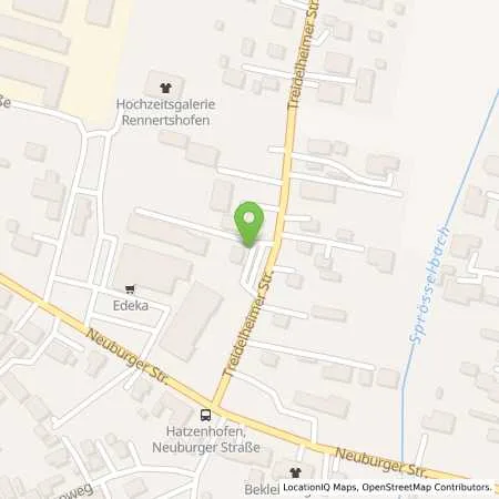 Standortübersicht der Tankstelle BayWa Tankstelle Rennertshofen in 86643 Rennertshofen