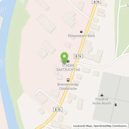 Standortübersicht der Tankstelle Raisa eG in 27432 Bremervörde