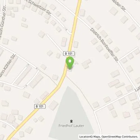 Standortübersicht der Tankstelle OIL! Tankstelle Lauter-Bernsbach in 08315 Lauter-Bernsbach