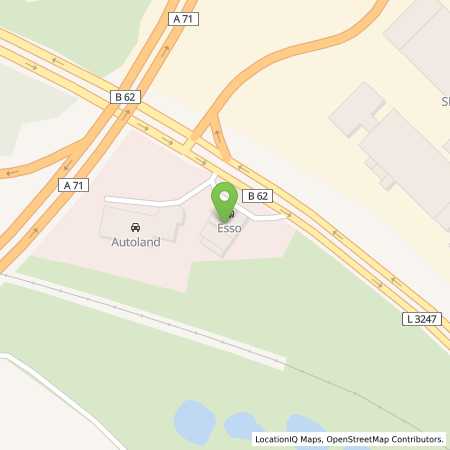 Standortübersicht der Benzin-Super-Diesel Tankstelle: Esso Tankstelle in 98544, ZELLA-MEHLIS