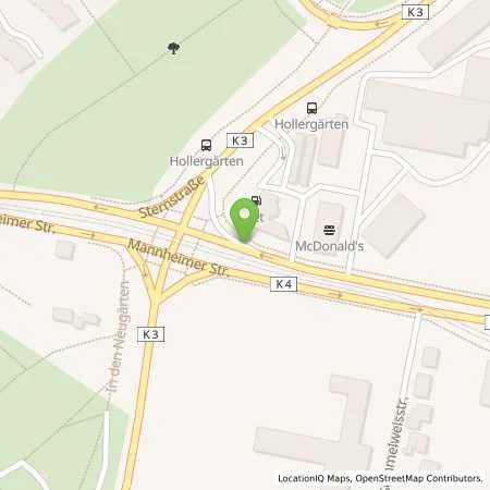 Standortübersicht der Tankstelle JET LUDWIGSHAFEN MANNHEIMER STASSE 61 in 67071 LUDWIGSHAFEN