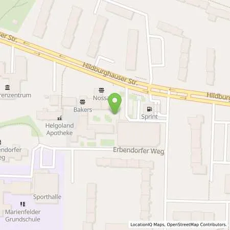 Standortübersicht der Tankstelle Sprint Berlin Hildburghauser Str. in 12279 Berlin
