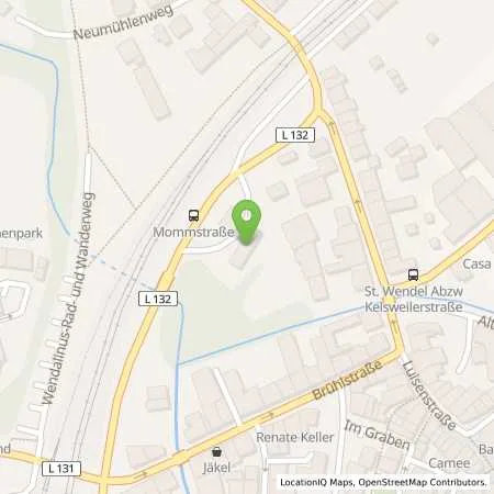 Standortübersicht der Tankstelle Aral Tankstelle in 66606 St. Wendel