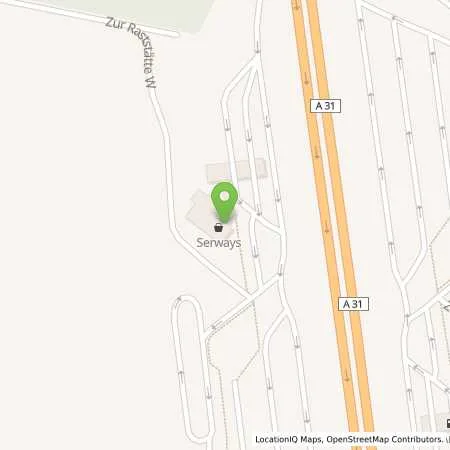 Standortübersicht der Tankstelle Aral Tankstelle, BAT EMS VECHTE WEST in 49835 Wietmarschen