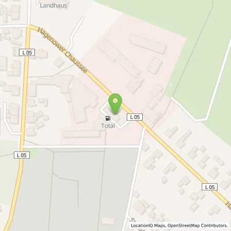 Standortübersicht der Tankstelle TotalEnergies Wittenburg in 19243 Wittenburg