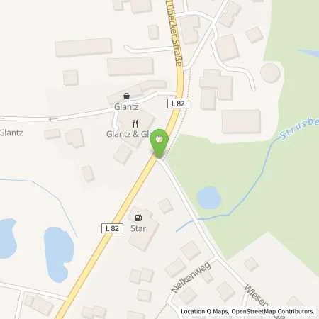 Standortübersicht der Tankstelle star Tankstelle in 22941 Delingsdorf