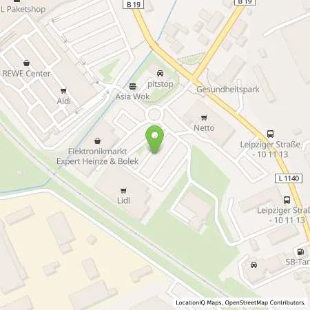 Standortübersicht der Tankstelle MEININGEN, LEIPZIGER STR. in 98617 Meiningen