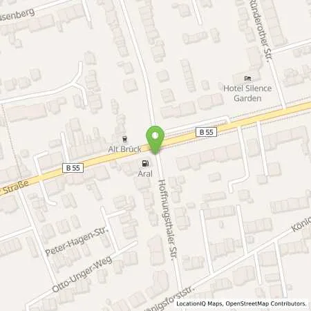 Standortübersicht der Tankstelle Aral Tankstelle in 51109 Köln