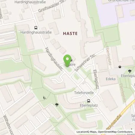 Standortübersicht der Tankstelle OS-Haste in 49090 Osnabrück (Haste)