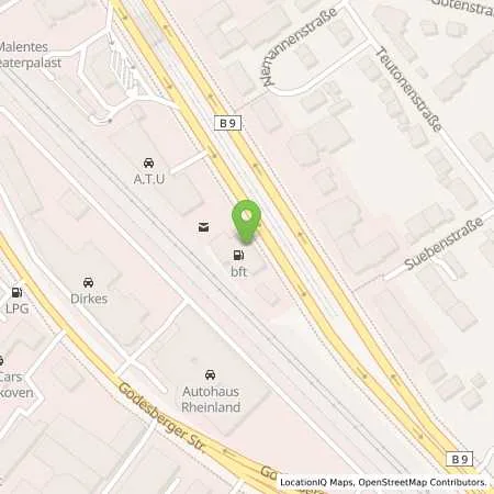 Standortübersicht der Tankstelle Aral Tankstelle in 53175 Bonn