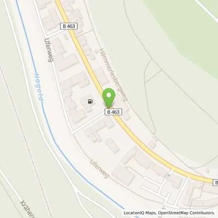 Standortübersicht der Tankstelle PFORZHEIM - HIRSAUER STRASSE 216 in 75180 Pforzheim