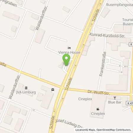 Standortübersicht der Tankstelle Tankcenter Limburg in 65549 Limburg