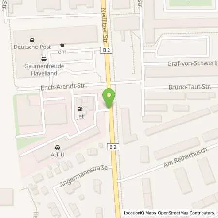 Standortübersicht der Tankstelle JET POTSDAM NEDLITZER STR. 20 in 14469 POTSDAM