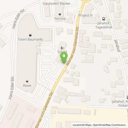 Standortübersicht der Tankstelle AVIA Tankstelle in 93413 Cham