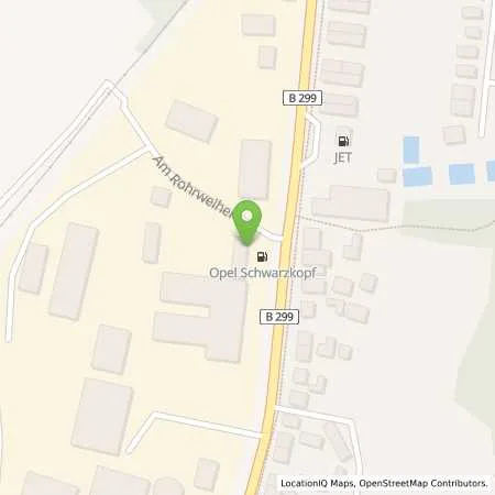 Standortübersicht der Tankstelle Autohaus Schwarzkopf in 92224 Amberg