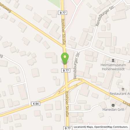 Standortübersicht der Benzin-Super-Diesel Tankstelle: Aral Tankstelle in 24594, Hohenwestedt