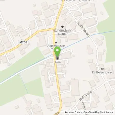 Standortübersicht der Tankstelle AVIA XPress Tankstelle in 86559 Adelzhausen