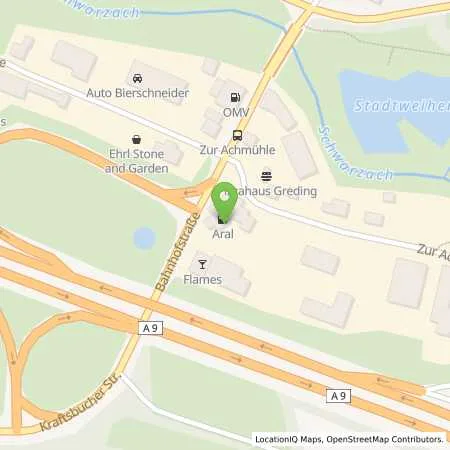 Standortübersicht der Tankstelle AVIA Tankstelle in 91171 Greding