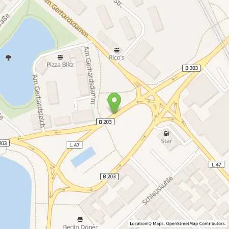 Standortübersicht der Tankstelle star Tankstelle in 24768 Rendsburg