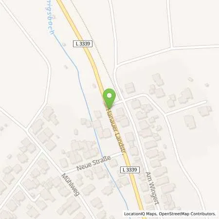 Standortübersicht der Tankstelle Esso Tankstelle in 63579 FREIGERICHT