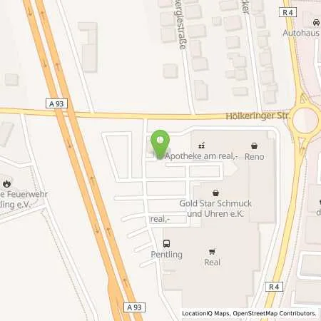 Standortübersicht der Tankstelle Supermarkt-Tankstelle PENTLING HOELKERINGER STR. 20 in 93080 PENTLING