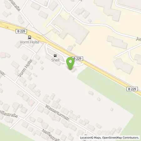 Standortübersicht der Tankstelle Shell Radevormwald Westfalenstr. 8 in 42477 Radevormwald