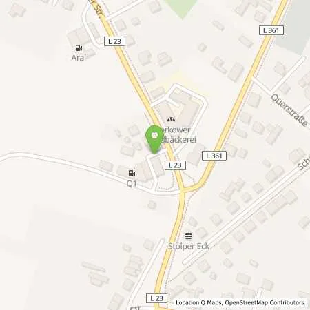 Standortübersicht der Tankstelle Q1 Tankstelle in 15859 Storkow