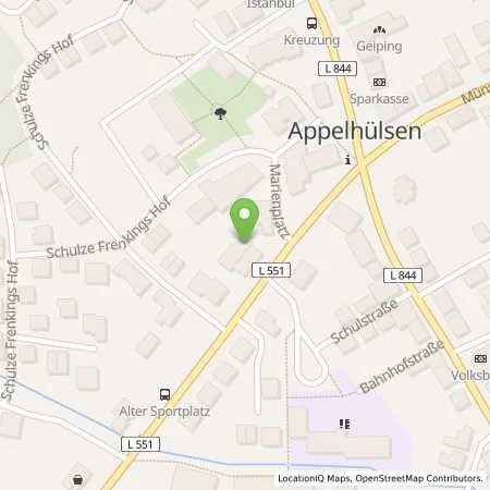 Standortübersicht der Tankstelle Freie Tankstelle Deim in 48301 Nottuln