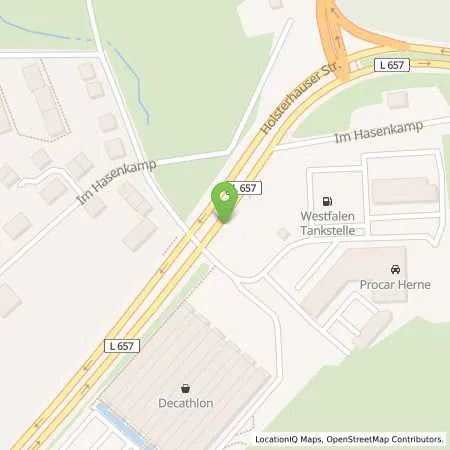 Standortübersicht der Tankstelle Mirko Longinotti in 44625 Herne