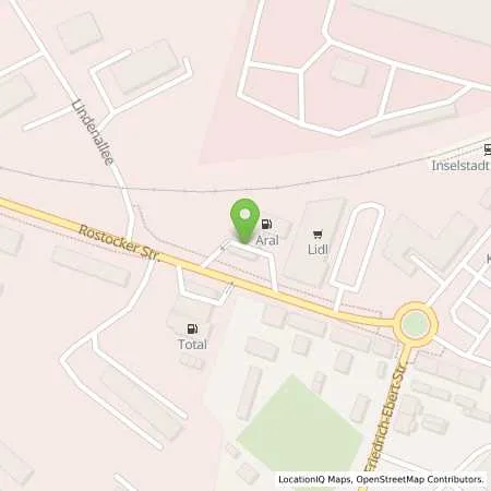 Standortübersicht der Tankstelle Aral Tankstelle in 17213 Malchow