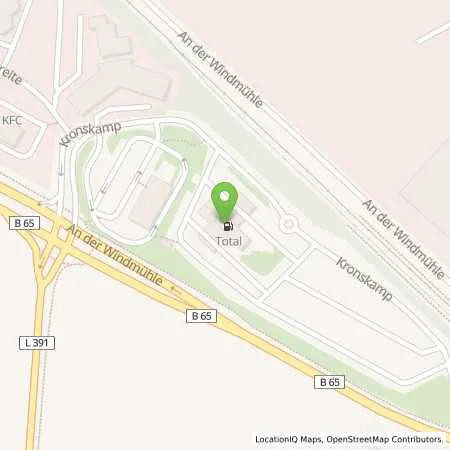 Standortübersicht der Tankstelle TotalEnergies Autohof Bad Nenndorf in 30890 Barsinghausen