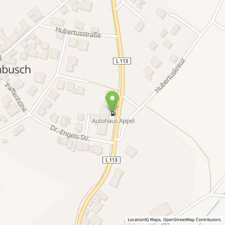 Standortübersicht der Benzin-Super-Diesel Tankstelle: Autohaus Appel GmbH  in 53359, Rheinbach-Neukirchen